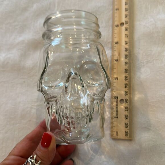 Sugar Skull Drinkware Bundle Shot Glasses Water Goblets Mason Jar Skull - Picture 10 of 11